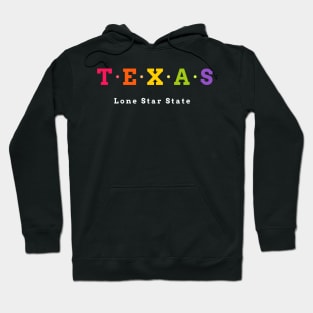 Texas, USA. Lone Star State. Hoodie